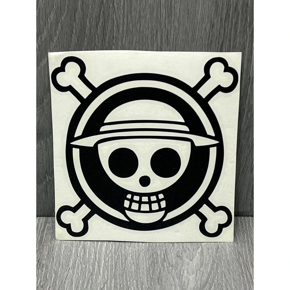 One Piece Straw Hat Pirates Jolly Roger Vinyl Decal Sticker‎ Luffy Anime Manga
